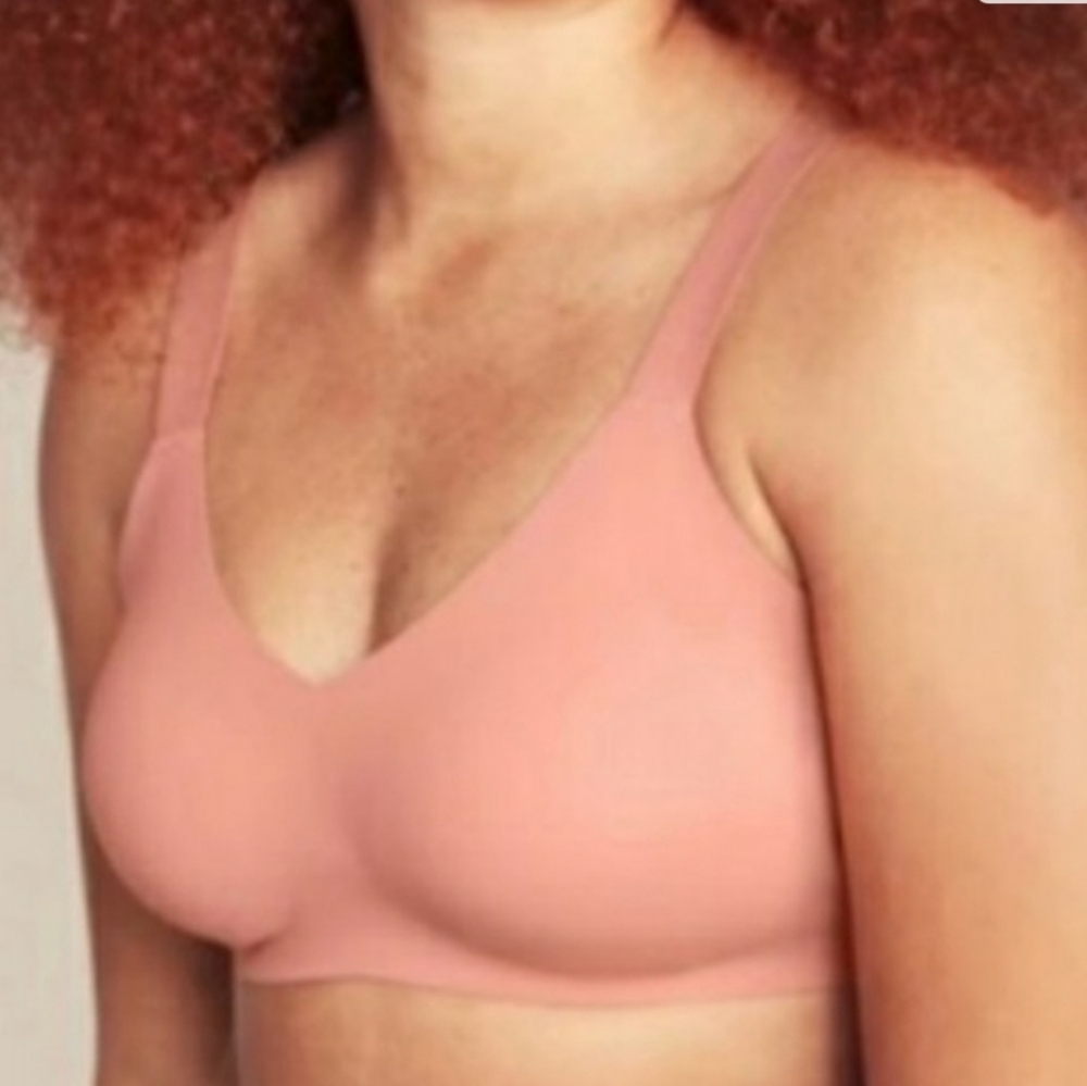 Knix Dusty Pink Seamless Bra